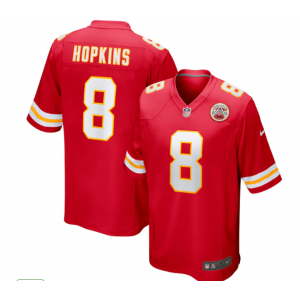 Nike Chiefs 8 Hopkins Red Vapor Untouchable Limited Men Jersey