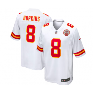Nike Chiefs 8 Hopkins White Vapor Untouchable Limited Men Jersey