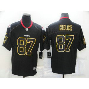 Nike Chiefs 87 Travis Kelce Black Shadow Vapor Limited Men Jersey