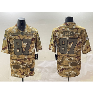 Nike Chiefs 87 Travis Kelce Camo Vapor Limited Men Jersey