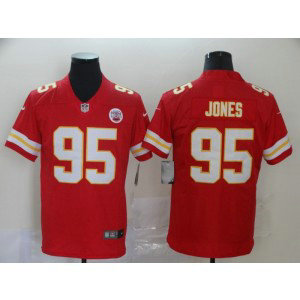 Nike Chiefs 95 Chris Jones Vapor Untouchable Red Team Color Limited Men Jersey