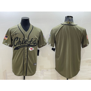 Nike Chiefs Blank 2022 Salute To Service Baseball Limited Men Jersey