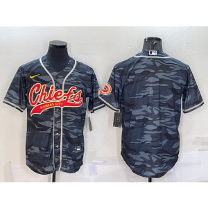 Nike Chiefs Blank Camo Vapor Baseball Limited Men Jersey