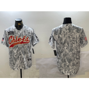 Nike Chiefs Blank Camo Vapor Baseball Limited Men Jerseyey