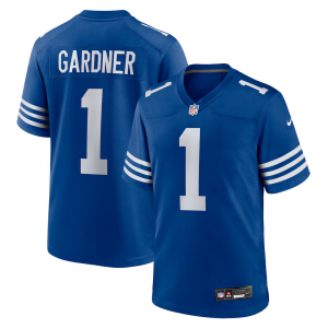 Nike Colts 1 Gardner Blue Vapor Limited Men Jersey