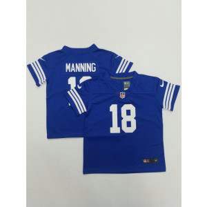 Nike Colts 18 Manning Blue Toddler Jersey