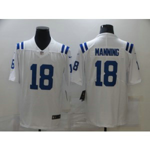 Nike Colts 18 Peyton Manning White Vapor Untouchable Limited Men Jersey