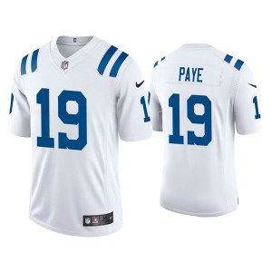 Nike Colts 19 Kwity Paye White 2021 Draft Vapor Limited Men Jersey