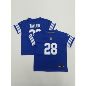 Nike Colts 28 Jonathan Taylor Blue Toddler Jersey