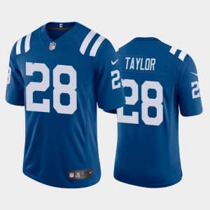 Nike Colts 28 Jonathan Taylor Royal 2020 NFL Draft Vapor Limited Men Jersey
