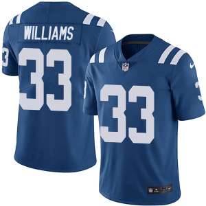 Nike Colts 33 Jonathan Williams Blue Vapor Untouchable Limited Men Jersey