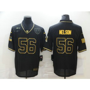 Nike Colts 56 Quenton Nelson 2020 Black Salute To Service Limited Men Jersey