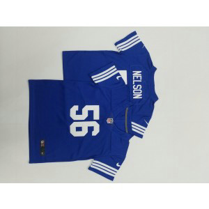 Nike Colts 56 Quenton Nelson Blue Toddler jersey