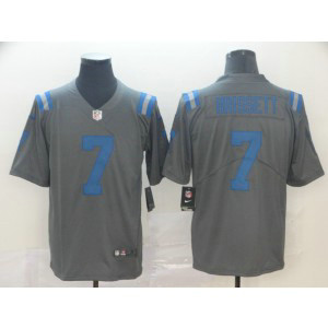 Nike Colts 7 Jacoby Brissett Inverted Legend Men Jersey