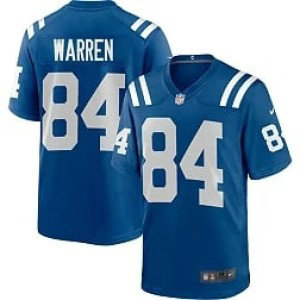 Nike Colts 84 Warren Blue Vapor Limited Men Jersey