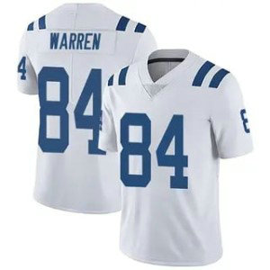 Nike Colts 84 Warren White Vapor Limited Men Jersey