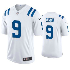 Nike Colts 9 Jacob Eason White Vapor Untouchable Limited Men Jersey