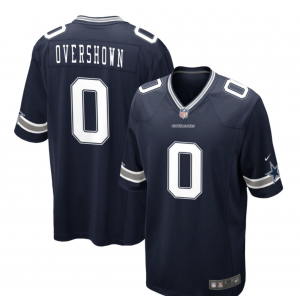 Nike Cowboys 0 Overshown Blue Vapor Limited Men Jersey