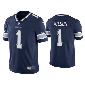 Nike Cowboys 1 Cedrick Wilson Navy Vapor Untouchable Limited Men Jersey