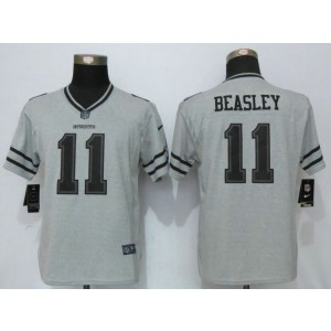 Nike Cowboys 11 Cole Beasley Gray Gridiron II Women Limited Jersey