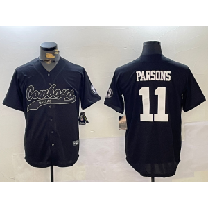 Nike Cowboys 11 Micah Parsons Black Vapor Baseball Limited Men Jersey