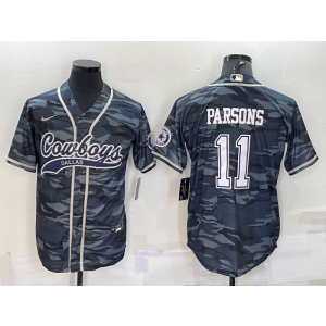 Nike Cowboys 11 Micah Parsons Camo Vapor Baseball Limited Men Jersey