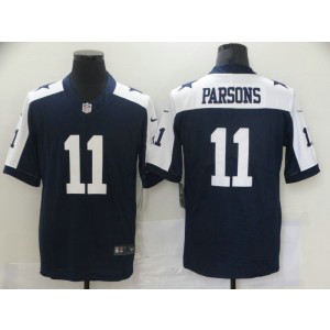 Nike Cowboys 11 Micah Parsons Thanksgiving Day 2021 NFL Draft Vapor Limited Men Jersey