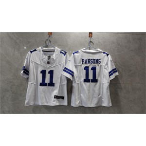 Nike Cowboys 11 Micah Parsons White F.U.S.E. Vapor Limited Women Jersey(Run Small)