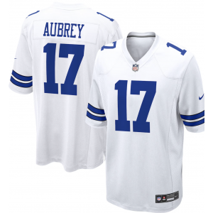 Nike Cowboys 17 Brandon Aubrey White Vapor Limited Men Jersey
