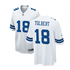 Nike Cowboys 18 Jalen Tolbert White Vapor Untouchable Limited Men Jersey