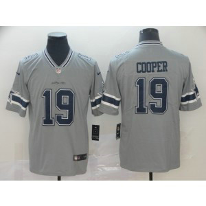 Nike Cowboys 19 Amari Cooper Grey Inverted Legend Men Jersey