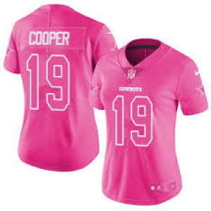 Nike Cowboys 19 Amari Cooper Pink Color Rush Limited Women Jersey