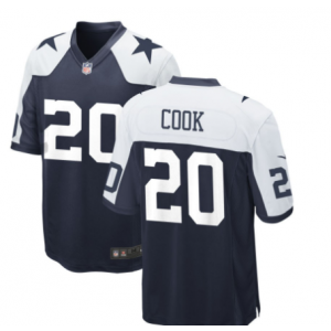 Nike Cowboys 20 Cook Blue Navy Thanksgiving Vapor Untouchable Limited Men Jersey