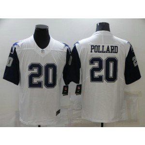 Nike Cowboys 20 Tony Pollard White 2019 NFL Draft Color Rush Limited Men Jersey