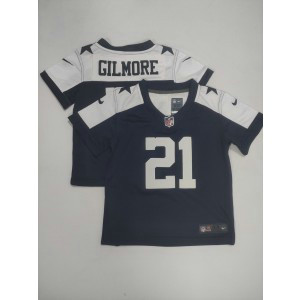 Nike Cowboys 21 Stephon Gilmore Navy Toddler Jersey