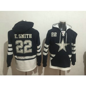 Nike Cowboys 22 E.Smith Blue Hoodie Sweatshirt