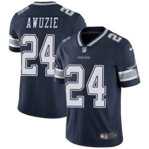 Nike Cowboys 24 Chidobe Awuzie Navy Blue Vapor Untouchable Limited Men Jersey