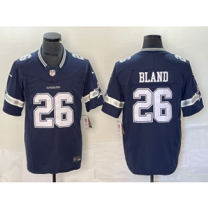 Nike Cowboys 26 DaRon Bland Blue 2023 F.U.S.E Vapor Limited Men Jersey