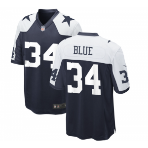 Nike Cowboys 34 Jaydon Blue Blue Thanksgiving 2025 Draft Vapor Limited Men Jersey