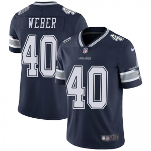 Nike Cowboys 40 Mike Webe Navy Blue Vapor Untouchable Limited Men Jersey