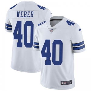 Nike Cowboys 40 Mike Weber White Vapor Untouchable Limited Jersey