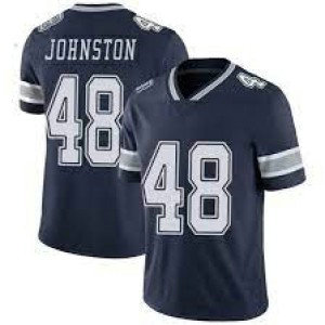 Nike Cowboys 48 Daryl Johnston Blue Vapor Untouchable Limited Men Jersey