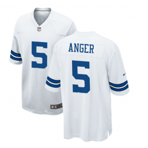 Nike Cowboys 5 Bryan Anger White Vapor Untouchable Limited Men Jersey