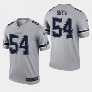 Nike Cowboys 54 Jaylon Smith Grey Inverted Legend Men Jersey