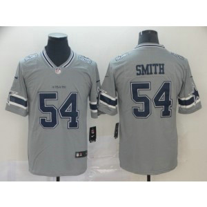 Nike Cowboys 54 Jaylon Smith Grey Inverted Legend Men Jersey
