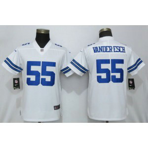 Nike Cowboys 55 Leighton Vander Esch White Vapor Untouchable Limited Women Jersey Nike Cowboys 55 Leighton Vander Esch White Vapor Untouchable Limited Women Jersey
