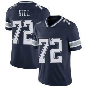 Nike Cowboys 72 Trysten Hill Navy 2019 NFL Draft Vapor Untouchable Limited Men Jersey