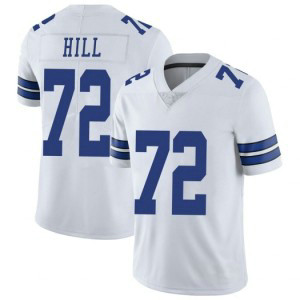 Nike Cowboys 72 Trysten Hill White 2019 NFL Draft Vapor Untouchable Limited Men Jersey