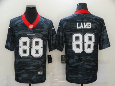 Nike Cowboys 88 CeeDee Lamb Black Camo Limited Jersey