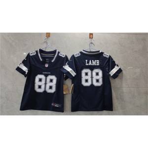 Nike Cowboys 88 CeeDee Lamb Navy F.U.S.E. Vapor Limited Women Jersey(Run Small)